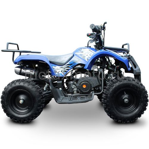 Квадроцикл от 3 лет MOTAX ATV Mini Grizlik X-16 с ручным стартером 50cc синий