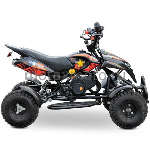 Квадроцикл для детей MOTAX ATV H4 mini 50cc черно-оранжевый