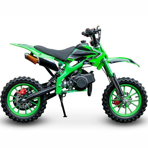 Детский кроссовый мотоцикл KXD DB 701A зеленый