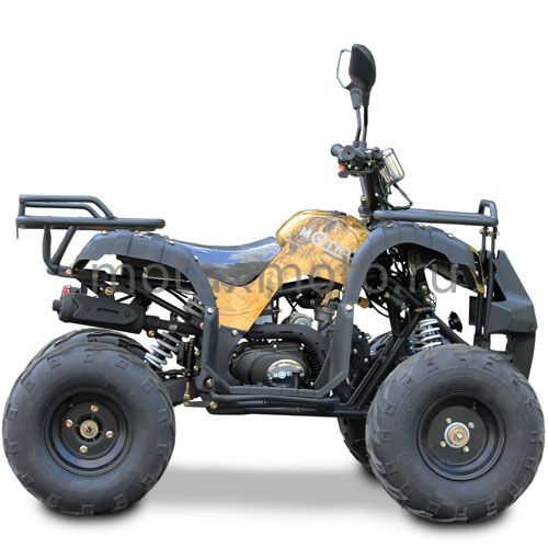 Квадроцикл для подростков MOTAX ATV Grizlik-LUX 125cc желтый камуфляж