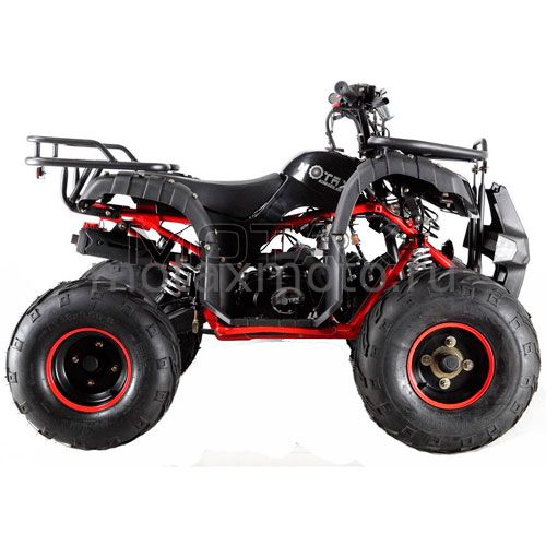 Квадроцикл для подростков MOTAX ATV Grizlik Super LUX 125cc черно-красный