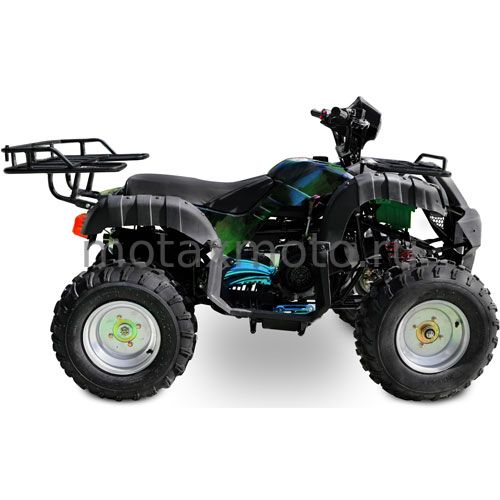 Недорогой квадроцикл MOTAX ATV 200cc зеленый камуфляж