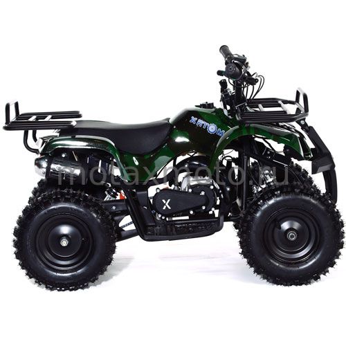 Квадроцикл для детей MOTAX ATV Mini Grizlik X-16 с ручным стартером 50cc зеленый камуфляж