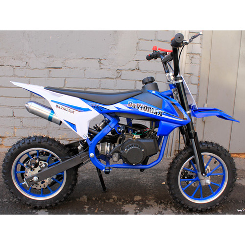 Детский кроссовый мотоцикл DaVidMax 50 синий